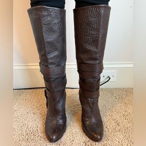 BCBGMaxAzria Fancy knee high heeled boot